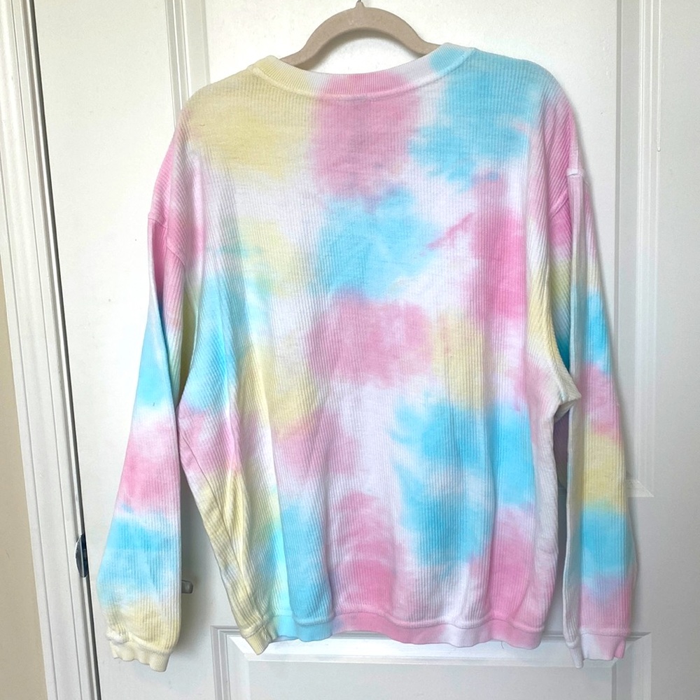 Rosie Daze Boutique Tie-Dye Corded Crew - Picture 2 of 8
